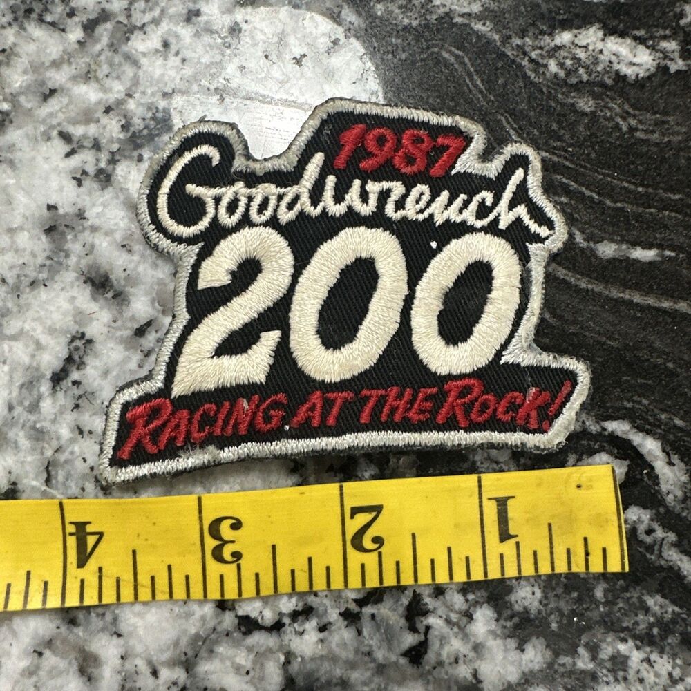 Vintage NASCAR 1987 Goodwrench 200   Racing At The Rock Rockingham Patch